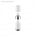 Winpack White Plastic Lotion 20ml 40ml Airless Bottle with Silver Pump